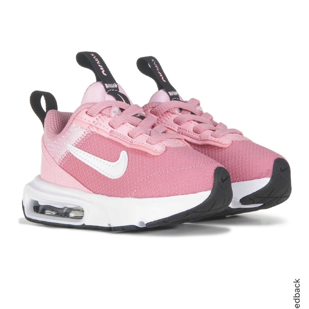 Nike Kids Pink and White Sneakers